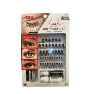 KISS Lash Couture – Lash Mapping Kit (42 Clusters) | 3D DIY Faux Extensions